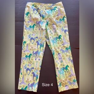 Women’s size 4 Lilly Pulitzer Low Riders Derby pants